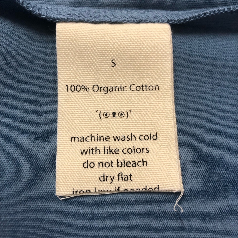 New Lot of 5 t-shirts. Organic Cotton Blue Kids Short Sleeve Tee. Youth Small. - Picture 3 of 8